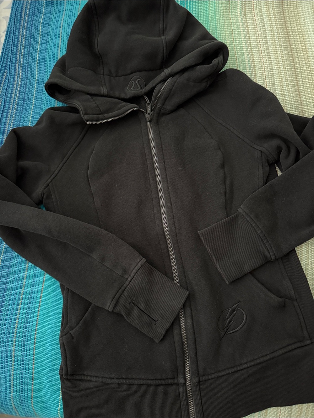 Tampa Bay Lightning  lululemon athletica Black Full-Zip Hooded Sweatshirt